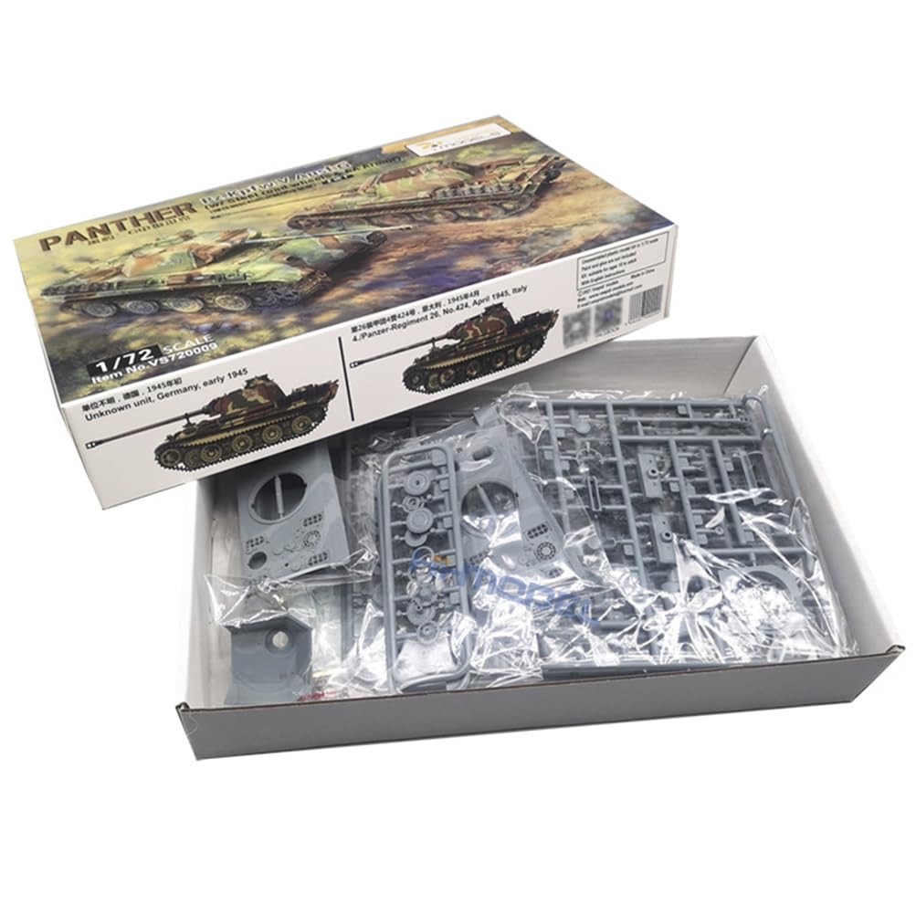 Vespid Models VS720009 1/72 Scale Panther Pz.Kpfw.V Ausf.G Tank