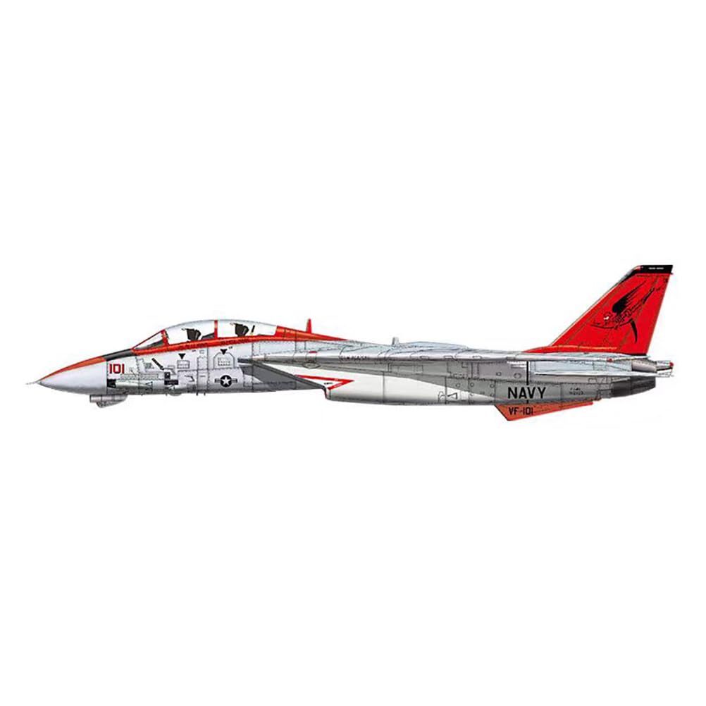 花田制造 GWH S7204 Limited Edition 1/72 Scale VF-101 Grim Reapers F-14B Tomcat Model Kit