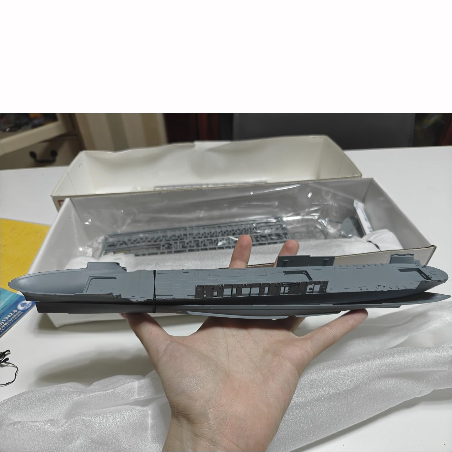 花田制造 Flyhawk FH1178 USS Enterprise CV-6 1942.6 Aircraft Carrier Model Kit, 1/700 Scale, The Battle of Midway