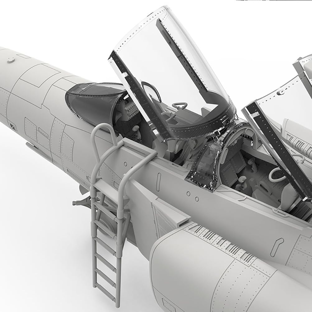 花田制造 Meng Model LS-020 F-4E/2020 Terminator Turkish Air Force Aircraft Model Kit, 1:48 Scale, Military Aviation Display