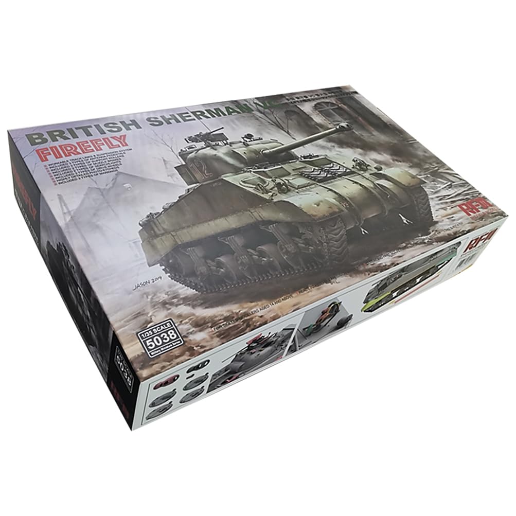 花田制造 RFM 5038 1/35 Scale British Sherman VC Firefly Tank Model Kit