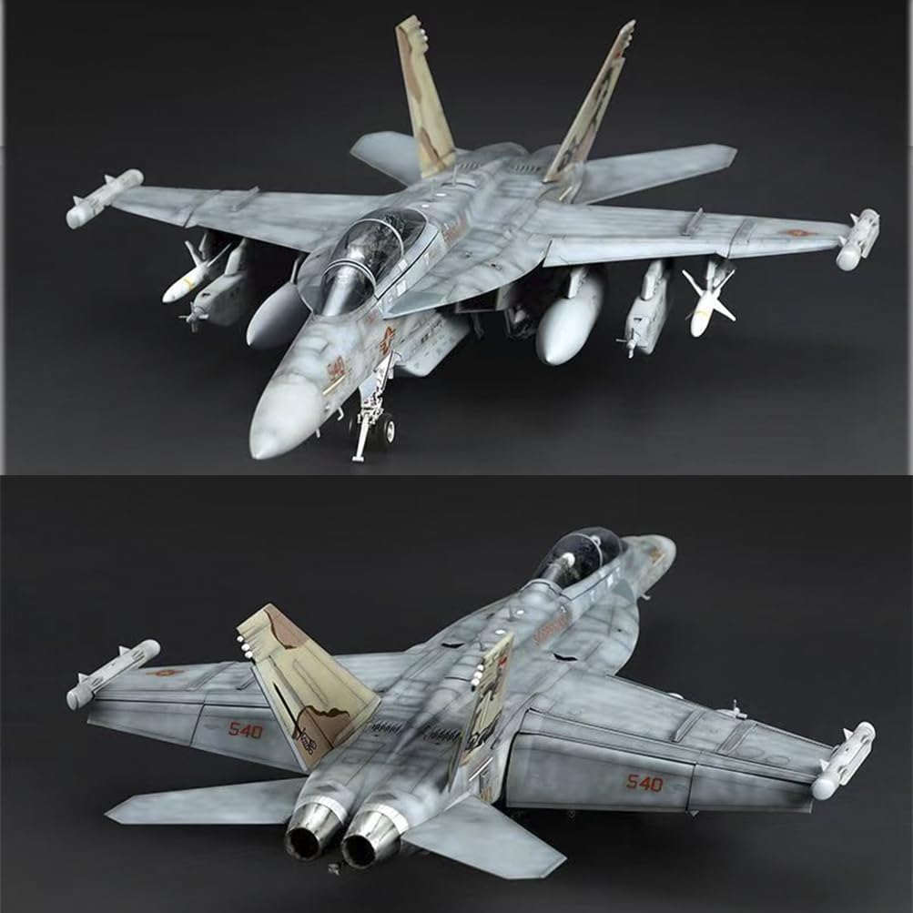 Meng EA-18G Growler Electronic Attack Aircraft Model Kit, 1/48 Scale, Military Aircraft Assembly Kit with Detailed Parts, F18