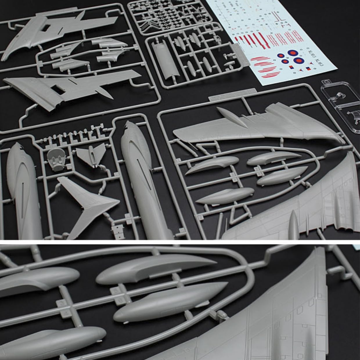 花田制造 GWH L1005 RAF Victor K.2 Tanker Aircraft Model Kit, 1/144 Scale, Military Airplane