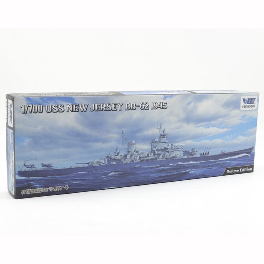 花田制造 VEE Hobby E57002 1/700 USS New Jersey BB-62 1945 Plastic Model Kit unassembled Model kit Deluxe Editon